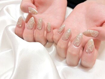 キラキラ*フラワーネイル♪