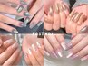 《水光マグネットネイル》 選べる定額　￥6490→￥5410 [ミラーネイル/ドット]