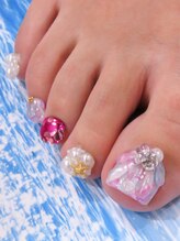 カラーズ 浜松店(colors)/人魚の鱗×シェルネイル♪