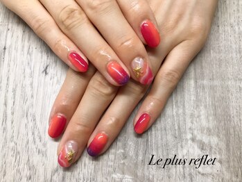 ルプリュシュ ルフレ(Le plus reflet)/夏グラデーションネイル♪