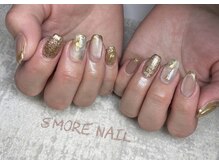 スモア ネイル(S'more Nail)/綺麗めニュアンスネイル♪