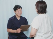 すぎの森鍼灸整骨院の雰囲気（初回からしっかりお体の状況を確認させていただきます。）