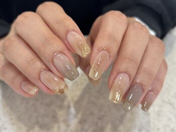 グレージュニュアンス 3/8