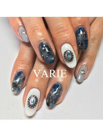 ニュアンスブルーネイル♪