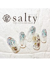 ネイルアンドアイラッシュサロン ソルティ 寺田町(salty)/きらきらネイル