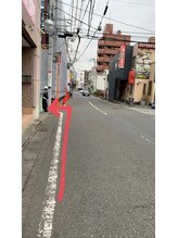 アンベリール(Embellir)/駅からお店までの道