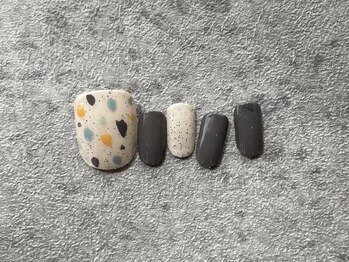 カラ ネイル 中津店(calla nail)/サンド風ネイル