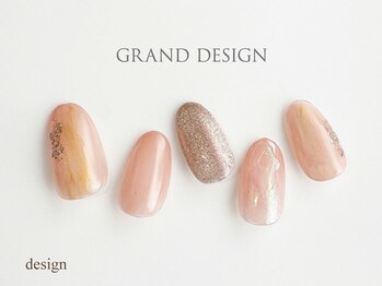 グランドデザイン 岐阜店(GRAND DESIGN)/オレンジニュアンスnail