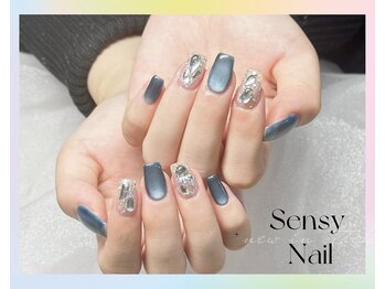 センシー ネイル スタジオ(Sensy Nail Studio)/4本埋め尽くし+ビー玉マグ