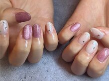 エムスラッシュ ネイル センター北店(M.SLASH)/マグネットちゅるんネイル