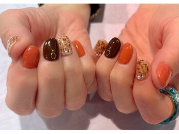 秋カラーツイード