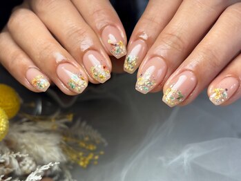 サロンドフォーエイチ(salon de 4H)/ドライフラワーグラデーション♪