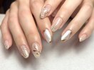 ブライダルホワイトネイル