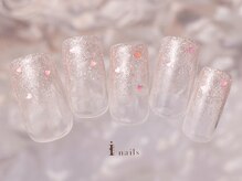 アイネイルズ 町田店(I nails)/グラデハートホロネイル8980円