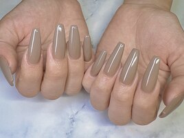 ブラウンワンカラー　スカルプ