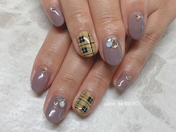 サロン ド メルシー(Salon de MERCI)/チェック柄☆