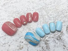 タネモト(Tanemoto)/7月フットネイル¥6600