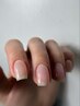 【hand nail】クリアジェル　¥5,500→¥5,000