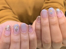 12月　グレーグラデーション