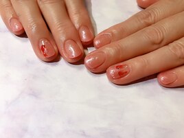 サマー金魚ネイル