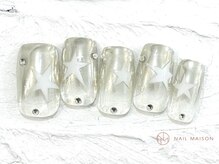 ネイルメゾン 池袋店(NAIL MAISON)/スターシルバー¥10550