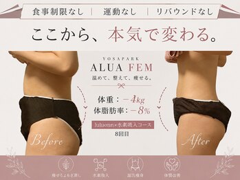 ヨサパーク アルア フェム(YOSA PARK ALUA FEM)/食事制限なし|運動なし|