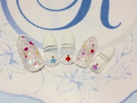 シェルアートとハーフフレンチ