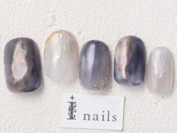 アイネイルズ 渋谷店(I nails)/ネイビーニュアンス