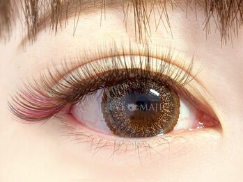 アイマジックピュア 仙台駅前店(EYE MAJIC pure)/ALLブラウン＋目尻ピンクカラー