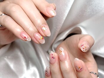 ピーチネイル 新松戸(Peach Nail)の写真/【特殊フレンチ¥5480～】オフィスネイルにぴったりな個性派フレンチが多数★自爪に優しいフィルイン対応店