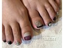 モード秋フットネイル¥9,900