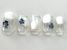 花ホワイト塗りかけ¥5000