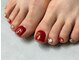 スターネイル プラス 本町店(Star Nail plus)の写真/フットデザインも豊富★角質ケアでつるん♪フットネイルで足元から自信アップ！◎