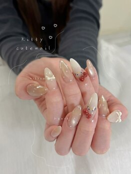 ルルディー(Luludy)/キティちゃんネイル