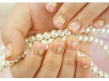 サロン クローバー/雪の結晶ネイル