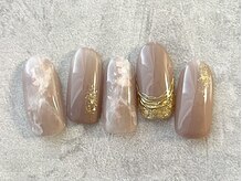 エムドットネイル 池袋(m.nail)/シアーブラウンニュアンス