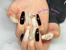 【ロングネイル】スクエアネイル