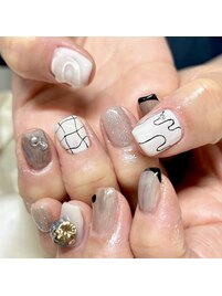 ニュアンス☆個性派ネイル