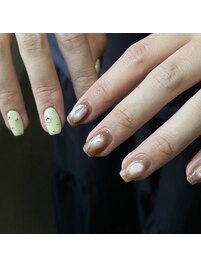 春ネイル/シンプルデザイン