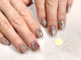 マグネット×押し花ニュアンス