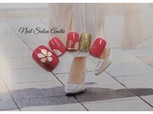 ネイルサロン アミティエ(Nail Salon Amitie)/Amitie ニュアンスフラワー＊