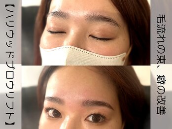 ウイ ネイルアンドビューティー(u'i nail&beauty)/癖による濃い部分を広げて均一に