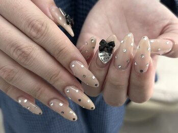リンミウ(RiN.miu)/ストーンドットネイル ♪