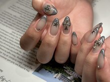 アース ネイルアンドアイラッシュ 甲府昭和店(HAIR & MAKE EARTH Nail&Eyelash)/フレンチデザイン¥12500