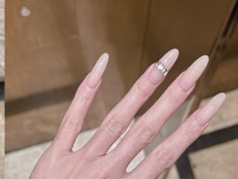 風ダイヤモンドネイルネイル