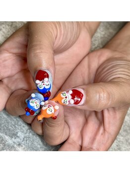 ダリア(Dahlia)/3Dキャラクターネイル