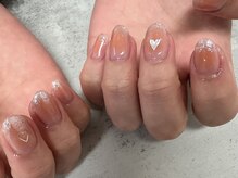 ネイルデザイン チッタ(Nail Design citta)/#チークネイル#キラかわ#うる艶