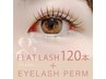 【オフ無料】アンドヘルシー［フラットラッシュ＋まつげパーマ］120本¥11000