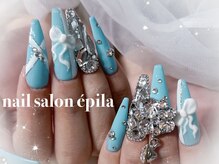 エピラ(epila)/水色ネイル