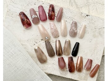 08ネイル(08 nail&school)/定額秋冬ニュアンスデザイン♪